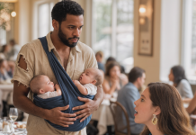 « Madame, puis-je avoir ce qu’il vous reste ? » demanda-t-il d’une voix tremblante, presque honteuse.