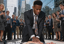 Un homme noir manque l’entretien d’embauche le plus important de sa vie après s’être arrêté pour secourir un inconnu en train de mourir dans une rue de New York — sans savoir que cet acte de compassion allait le confronter à une vérité bouleversante sur l’identité réelle de cet homme…