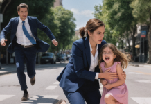 Lorsque Marina aperçut la petite fille s’élancer vers la chaussée, son instinct prit le dessus. Sans réfléchir, elle bondit pour la tirer hors du danger, prête à risquer sa propre vie. Ce qu’elle ne savait pas, c’est que cette enfant n’était autre que la fille de l’homme le plus influent de la ville — et que ce geste de bravoure, censé être salué, allait au contraire lui coûter son emploi… et bouleverser à jamais le cours de sa vie.
