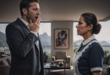 Le milliardaire resta pétrifié lorsqu’il comprit que la femme de ménage n’était pas une inconnue… mais sa propre mère, celle qui l’avait laissé derrière elle des années auparavant.