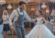 Un père célibataire, concierge d’école, danse avec une fillette en fauteuil roulant — ignorant totalement que sa mère, une multimillionnaire, les observe en silence à quelques pas.