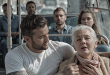 Dans le bus, une vieille dame s’était permis de sermonner un jeune homme à cause de ses tatouages. Il avait laissé glisser, habitué aux remarques…