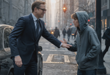 « N’allume surtout pas le moteur… ta femme a saboté les freins. » Ce furent les mots chuchotés par un jeune sans-abri, des mots qui ont, ce soir-là, arraché un millionnaire à une mort certaine.