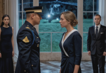 « Jolie robe », lança ma mère avec ce petit sourire mordant qu’elle réservait à mes faux pas. « Et tu n’as même pas pensé à changer ton badge ? Toujours ton ancien nom dessus ? » Eux riaient, ravis de leur petite scène.