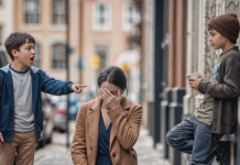 « Maman… c’est mon frère. » La voix du petit résonna doucement, presque timide, mais suffisante pour briser l’air. La femme se retourna, intriguée — puis son regard se figea.