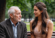 La jeune femme ne détourna pas le regard en croisant cet homme âgé, désorienté et seul au milieu de la rue. Elle s’arrêta, l’aida, puis poursuivit son chemin sans rien attendre en retour.
