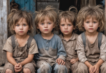On a frappé chez moi sans prévenir… et, quand j’ai ouvert, quatre enfants se tenaient là, plantés sur le seuil, livrés à eux-mêmes.