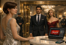 J’espère que votre séjour a été agréable, monsieur, dis-je tandis que mon mari et sa maîtresse entraient dans le hall de l’hôtel que je dirigeais — impeccablement habillés pour la soirée, souriants comme si j’étais transparente, persuadés qu’il pourrait profiter de mes accès pour détourner nos économies communes sans laisser la moindre trace…