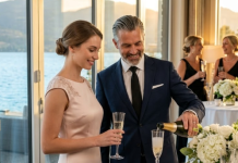 À ma fête de remise de diplôme, ma mère s’est penchée pour la photo de famille et a chuchoté : « Souris, sangsue », tandis que mon père levait une coupe de champagne comme un parent fier—mais lorsque j’ai vu sa main laisser tomber quelque chose dans mon verre, j’ai cessé de jouer la fille reconnaissante et j’ai commencé à observer la pièce comme le font les survivants, car la sœur qu’ils aimaient le plus tendait déjà la main vers le verre qu’ils me destinaient.
