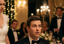 Au mariage de ma cousine, elle a ri : « Donc, tu fais la décoration florale des bateaux ? » J’ai souri et répondu : « Non, je les commande » — Après des années à être réduite à la cousine discrète au « petit boulot dans la Marine », et après que ma tante m’a suppliée de cacher mon uniforme pour que Mark puisse impressionner un puissant entrepreneur de la défense, une table de dîner allait découvrir exactement qui ils avaient moqué.