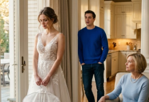 Quelques heures avant mon mariage, ma future belle-mère m’a tendu une vieille robe en l’appelant tradition — je suis partie, puis mon fiancé m’a rappelée paniqué