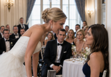 Au mariage de ma sœur, la mariée s’est penchée au-dessus de ma place vide et a ri : « Gâcher de la bonne nourriture pour toi ? C’est mignon. » Mes parents ont regardé et m’ont dit calmement que je devrais juste partir. Alors je l’ai fait. Je me suis levé, je leur ai dit qu’ils le regretteraient—et je me suis tourné pour partir. C’est alors que le frère du marié s’est levé, le PDG l’a suivi, et devant 200 invités la vie parfaite de ma famille a silencieusement explosé. Et ce n’était que le début.