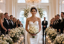 « Va toute seule », a ri ma mère. « C’est ce qui arrive quand on épouse un zéro. » Alors je l’ai fait. J’ai serré mon bouquet et j’ai marché seule, entendant mes parents chuchoter à propos de combien mon mariage était « petit » et « embarrassant ». Ils n’avaient aucune idée de qui était assis sur ces sièges. Quand les portes se sont ouvertes et que le maire s’est levé, suivi d’un sénateur et de mon surintendant, mes parents ont enfin arrêté de rire—et ont compris qui était vraiment leur « zéro ».