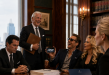 Ma belle-mère a souri lors de la lecture du testament de mon père et m’a dit que je n’aurais rien de ses 70 millions de dollars d’héritage — puis l’avocat de la famille a commencé à rire si fort qu’il a dû enlever ses lunettes. La salle de conférence sentait l’argent qui était resté immobile pendant des générations.