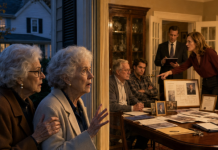 Quelque chose n’allait pas chez moi, alors j’ai fait semblant de quitter la ville pendant une semaine—puis ma voisine de 82 ans a chuchoté : « Attends jusqu’à minuit », et à travers la fenêtre de ma propre salle à manger, j’ai vu mon mari, mon fils et ma belle-fille décider où m’envoyer après avoir vendu la maison que mes parents n’avaient laissée qu’à moi.