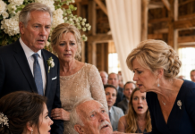 Lors de la répétition de mon mariage, mes parents ont exigé que je retire Grand-père de la table d’honneur. « Ce n’est qu’un ancien concierge. Il nous embarrasse. » J’ai refusé, alors ils sont partis. Mais à la réception, le PDG de mon père s’est levé, s’est tourné vers Grand-père et a prononcé quatre mots qui ont effacé la confiance du visage de mon père.