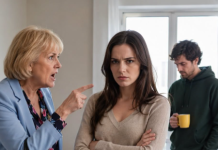 « Chère belle-mère, pourquoi ne prends-tu pas ton précieux héritier et ne t’en vas-tu pas ? Ni ma vie ni mon appartement n’ont plus besoin de vous deux. »