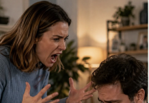 « Tu ne comprends pas que ta mère ne signifie rien pour moi, et je ne vais plus la servir ! Si ça t’importe tant, va donc nettoyer ses toilettes toi-même ! »